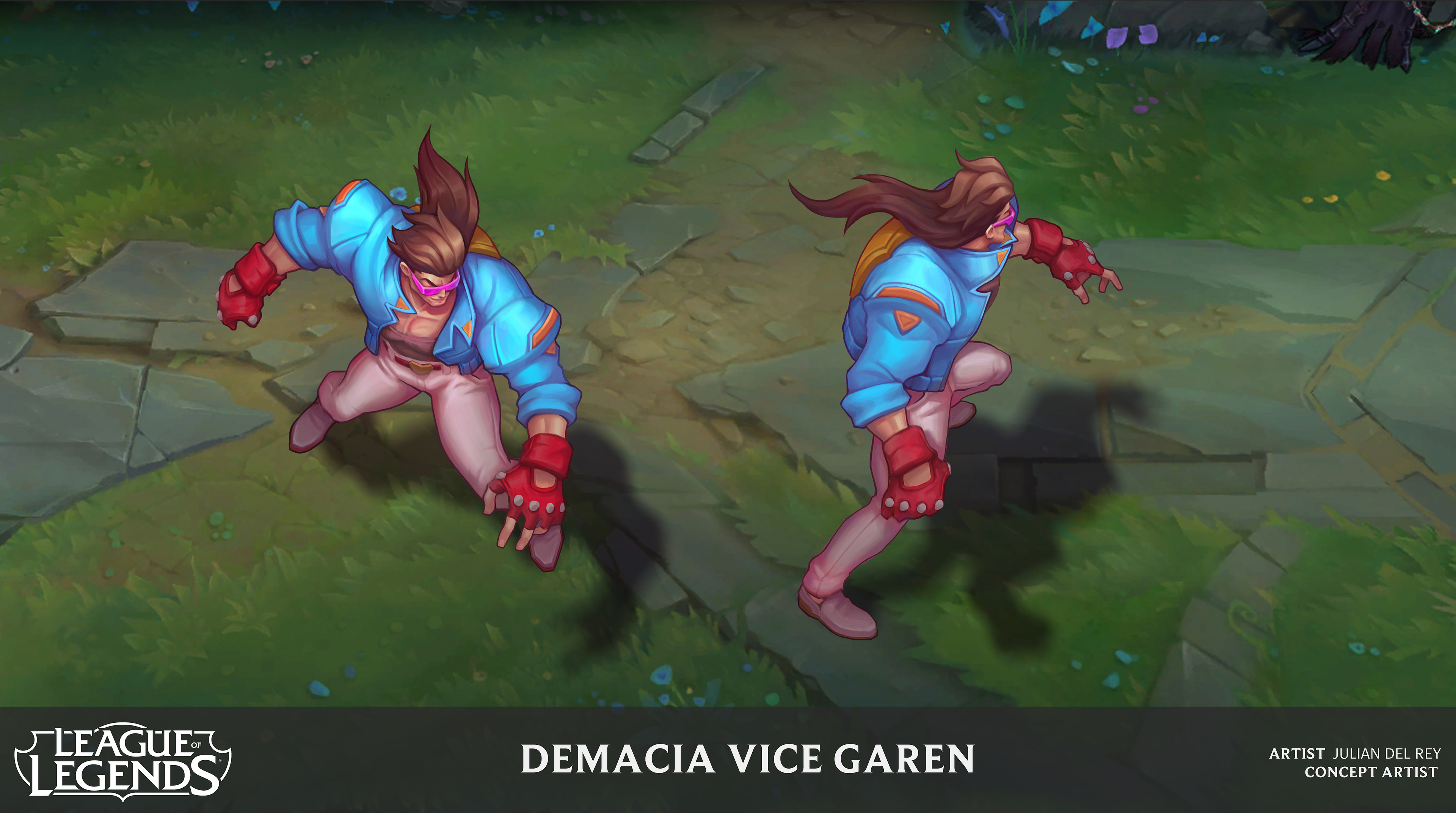 Artstation Demacia Vice Skins Arcade Event 19