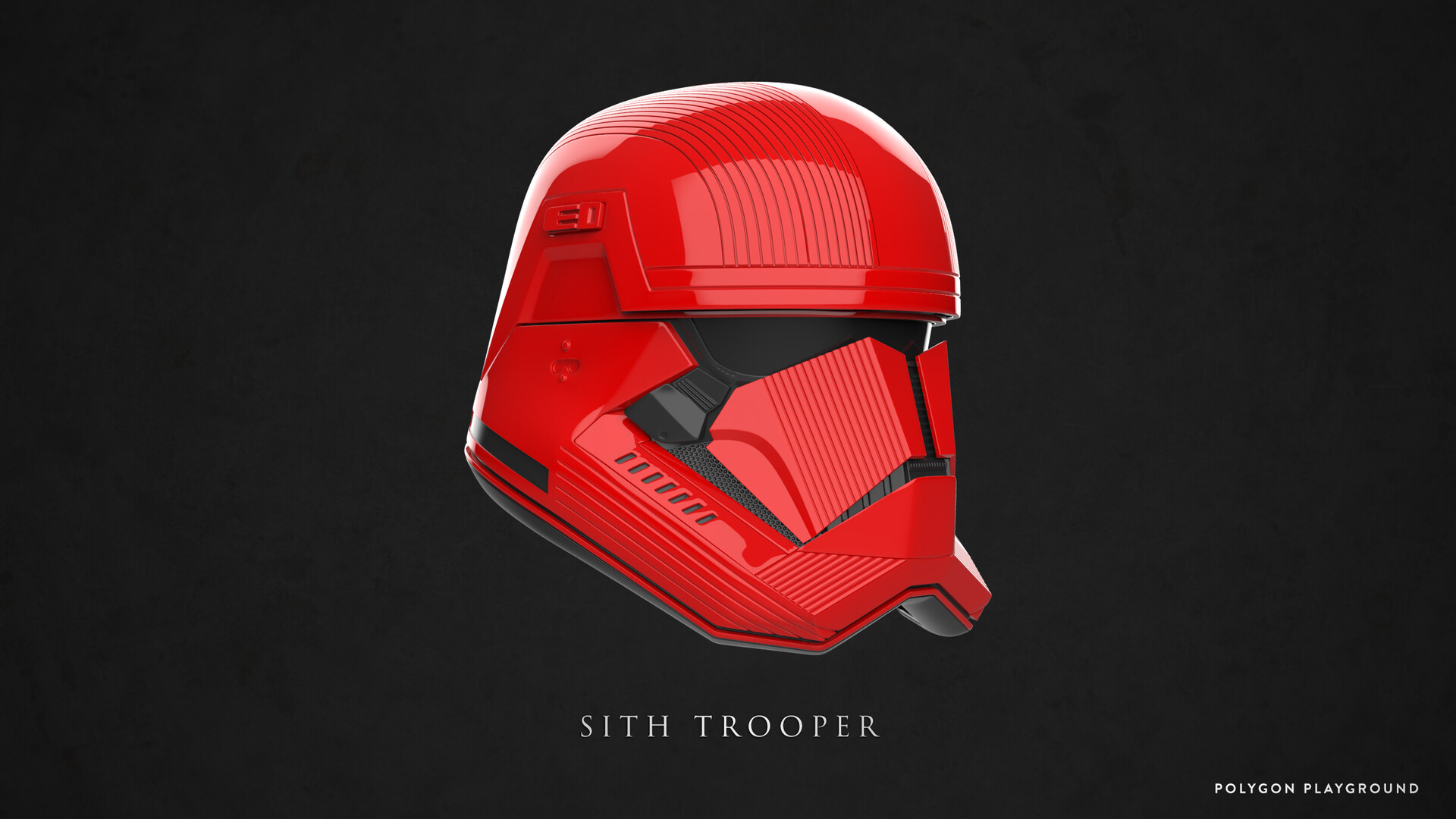 Download Star Wars Red Stormtrooper 3d Helmet Wallpaper  Wallpaperscom