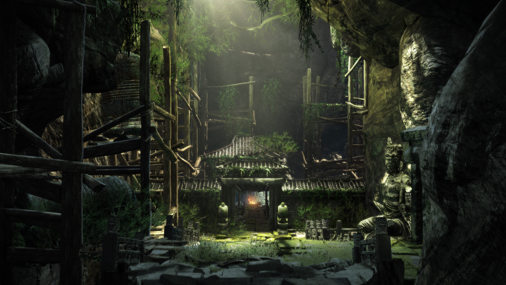 Far город. Far Cry 3. Far Cry 3 Temple. Фар край 3 японские руины. Far Cry 3 храм.