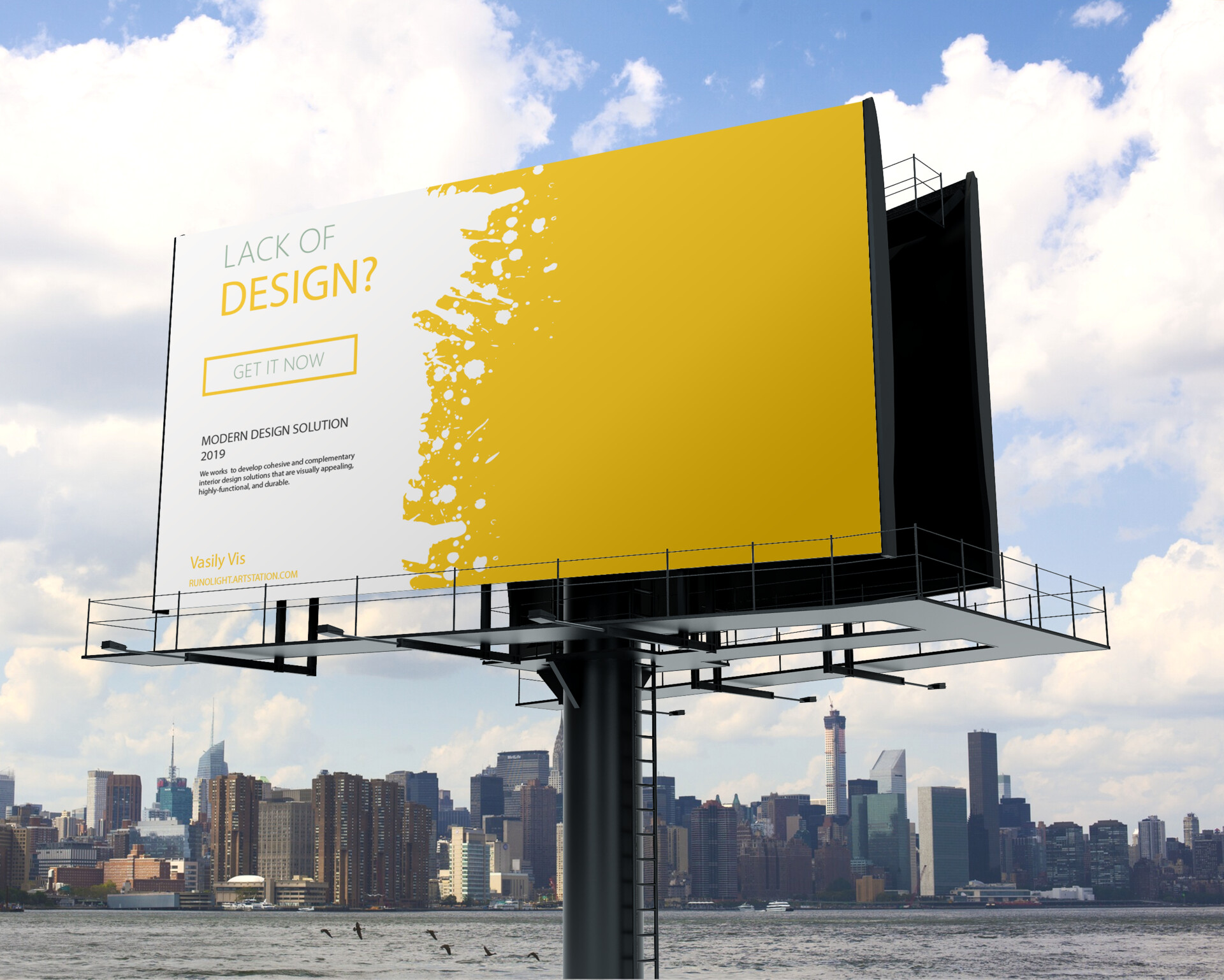 Vasily Kuznetsov Advertisment Design 3d Visualisation