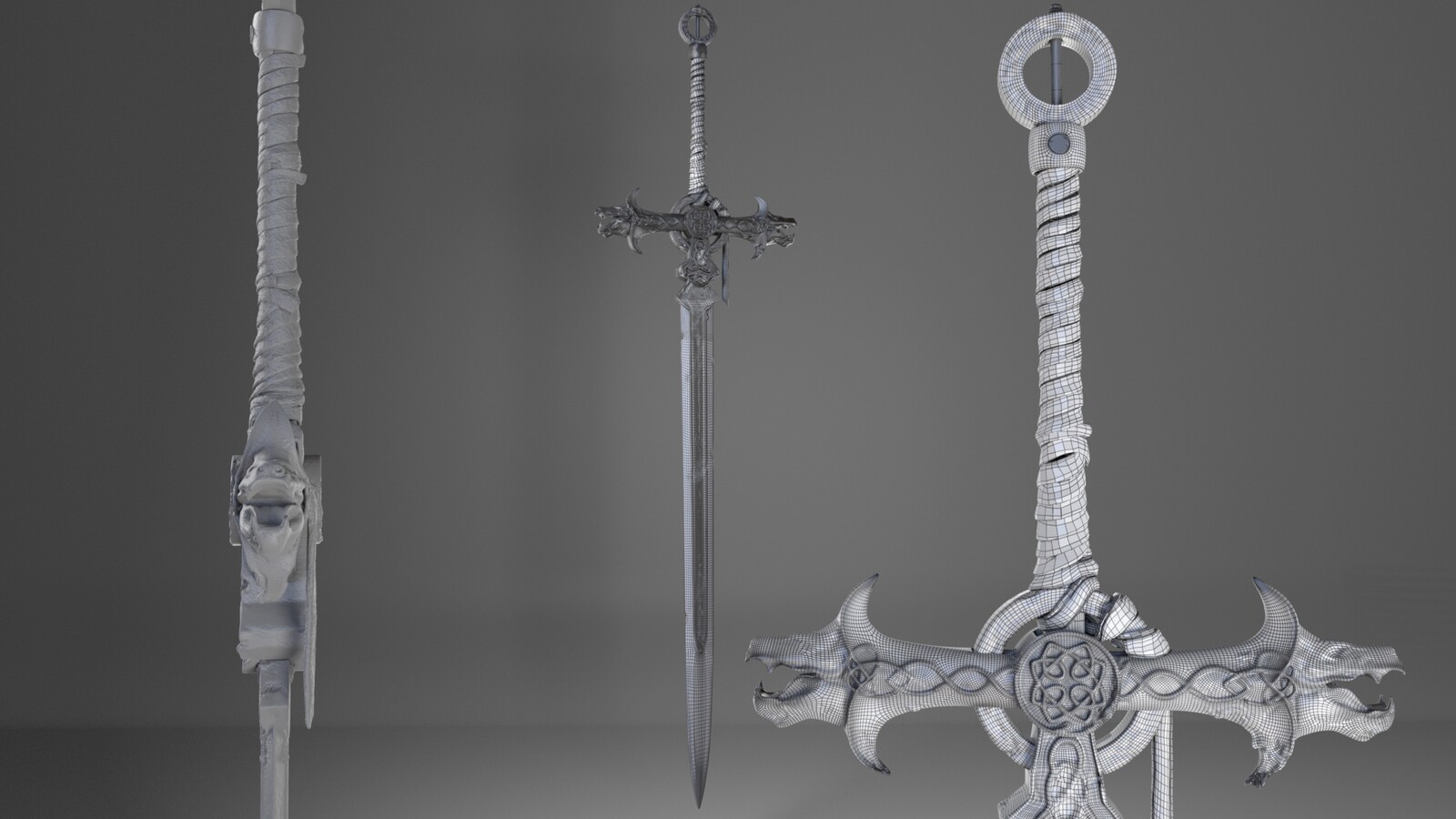Wireframe side/overall/closeup
