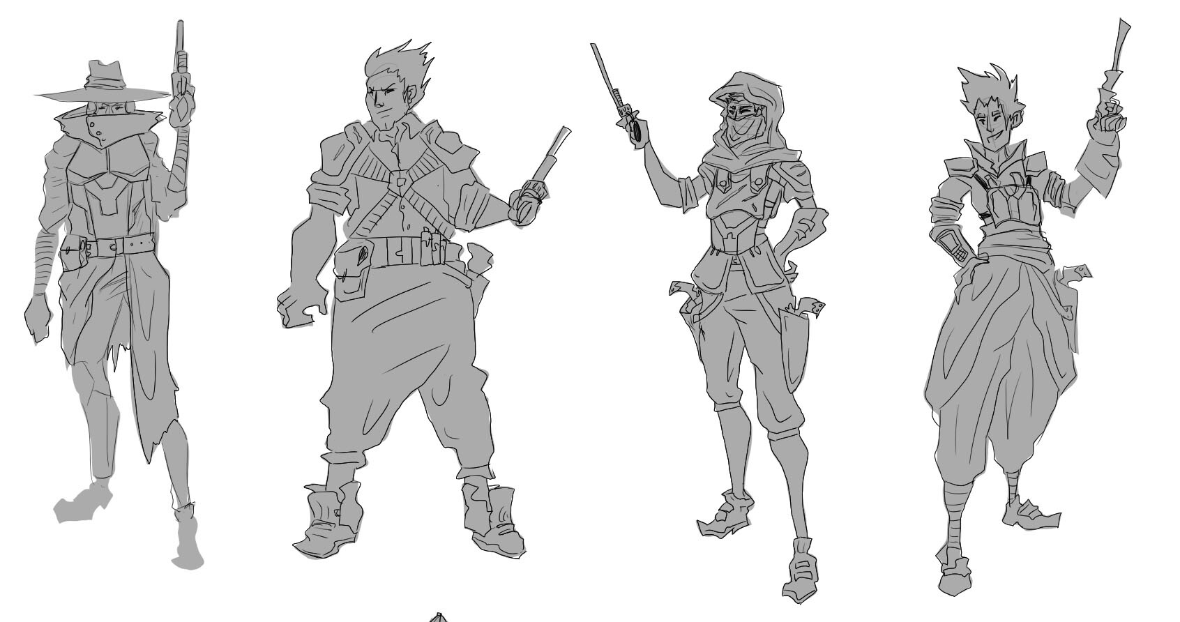 Ronald Burgess Sci Fi Silhouettes Smuggler