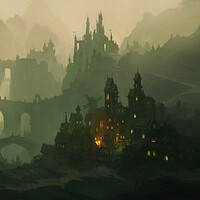 Artstation Ar Nat Village Andreas Rocha