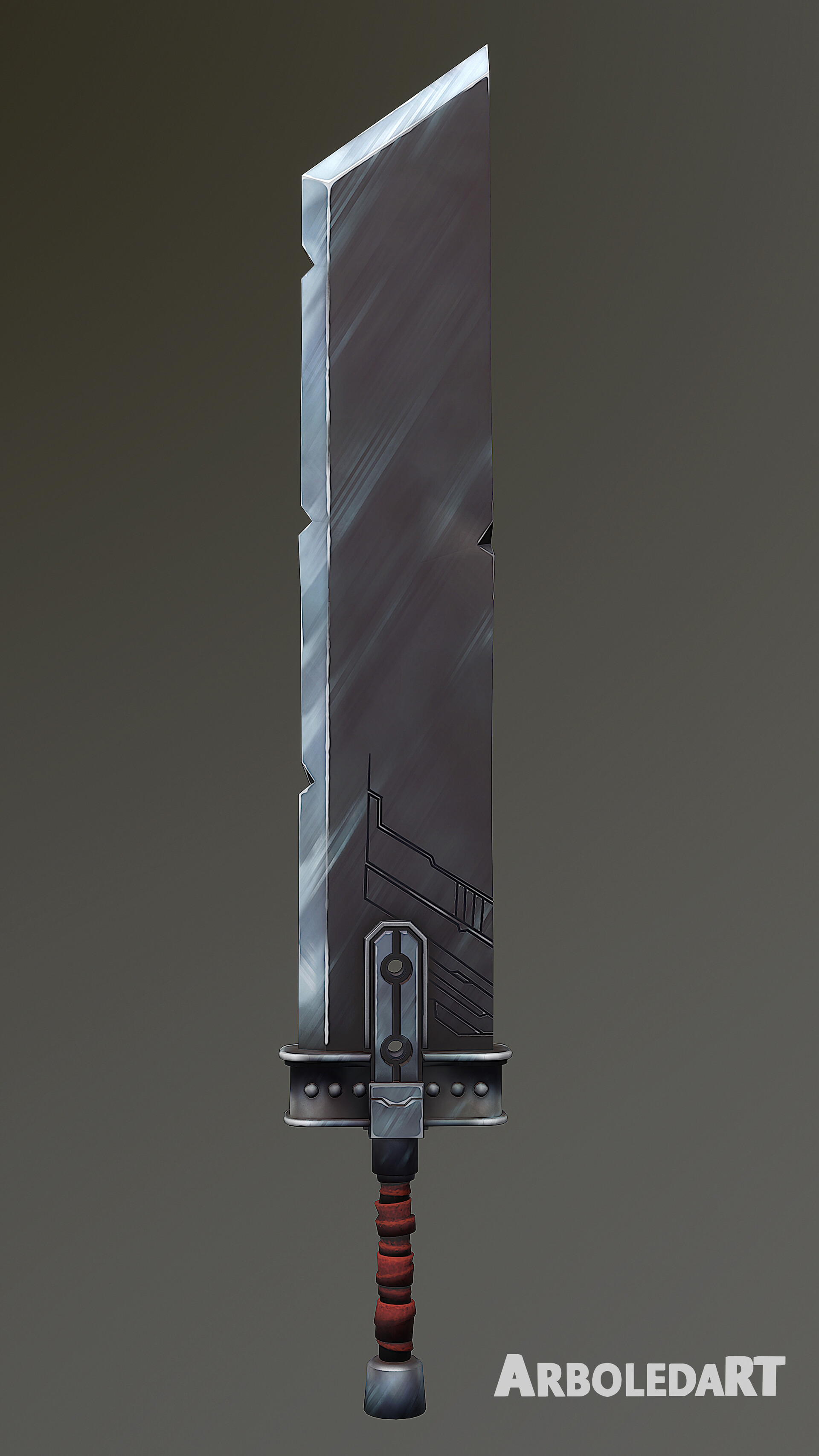 Artstation Cloud S Sword Final Fantasy Vii Alejandro Arboleda Montes