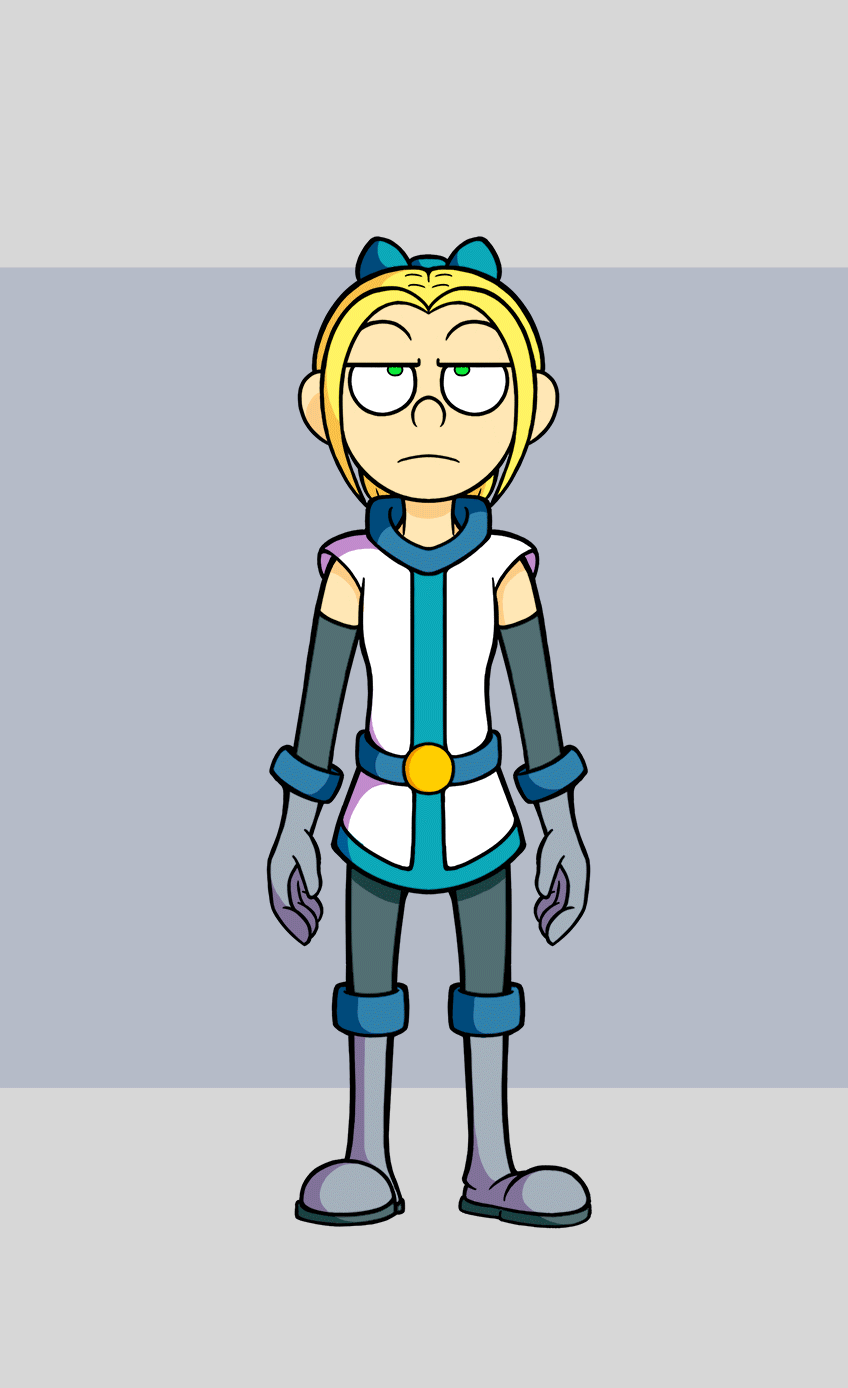 An animated 8-point turnaround of Beatrice.
