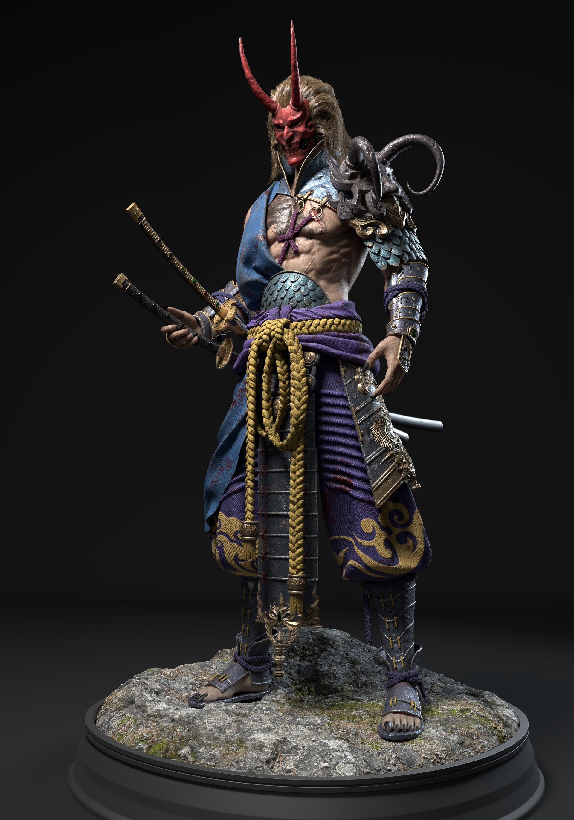 Artstation 鬼侍 云鹏罗