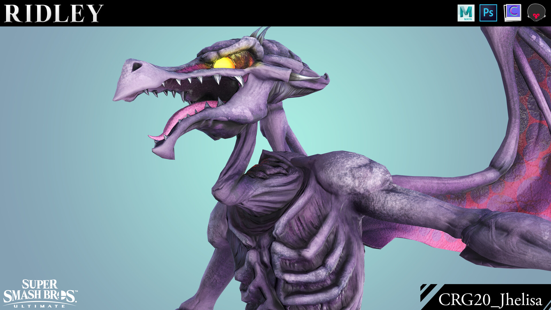 Artstation Ridley Super Smash Bros Ultimate Jhelisa Jhyena