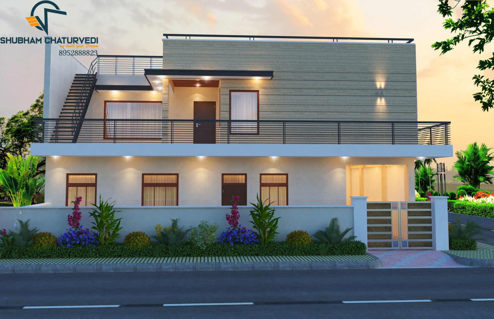 Artstation Front Elevation 3d View Arjun Agrawal Jaipur Shubham Chaturvedi