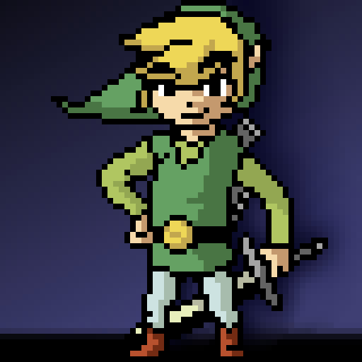 Burak Unutmaz - Legend of Zelda - Link Pixel-Art