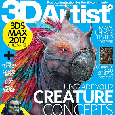 Jia hao 3d artist issue 95 cover