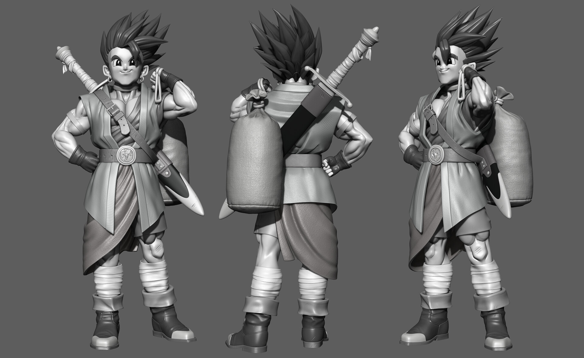 ArtStation - Dragon Quest 3 Hero