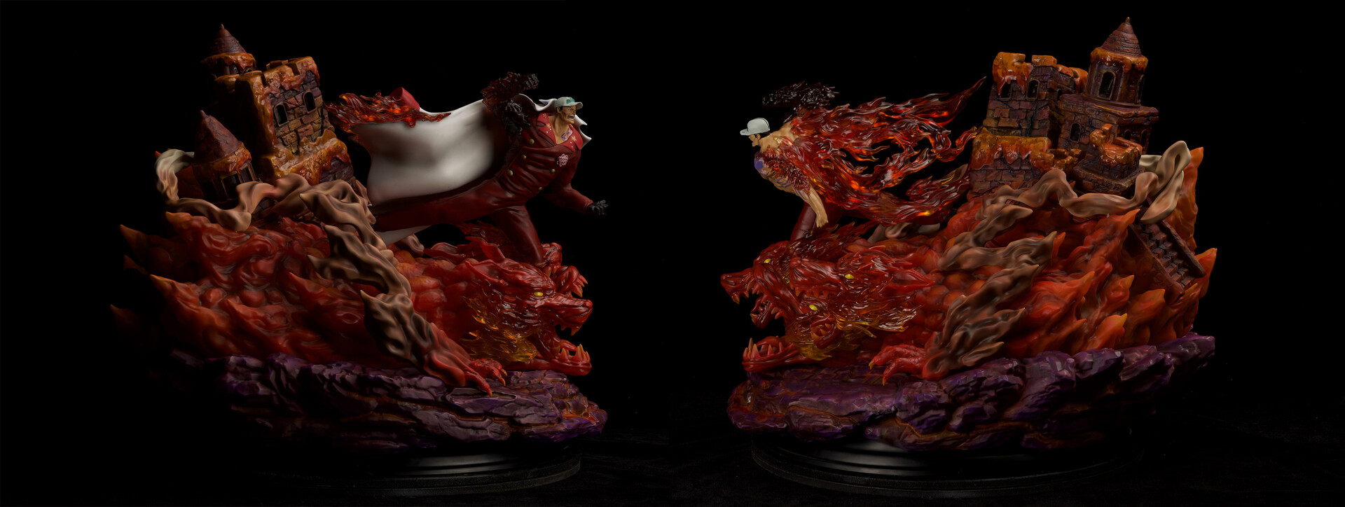 Artstation Sakazuki Akainu Red Dog Admiral Of Marine From One Piece 大将赤犬 Gk Garage Kit