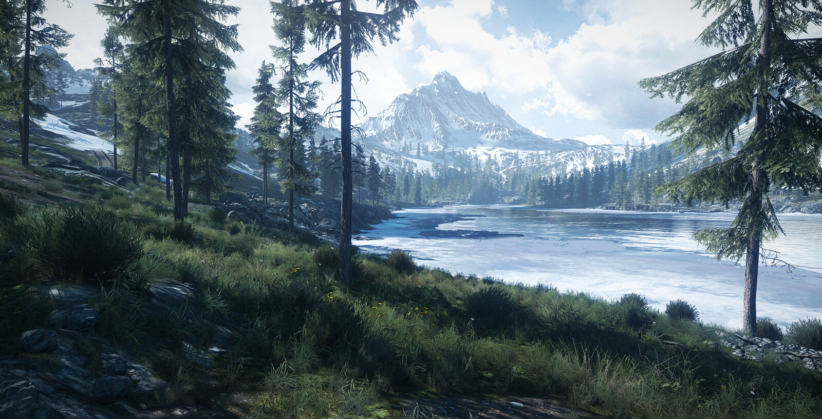 Alborz Mountain being a level I created everything myself, all but the man-made props.