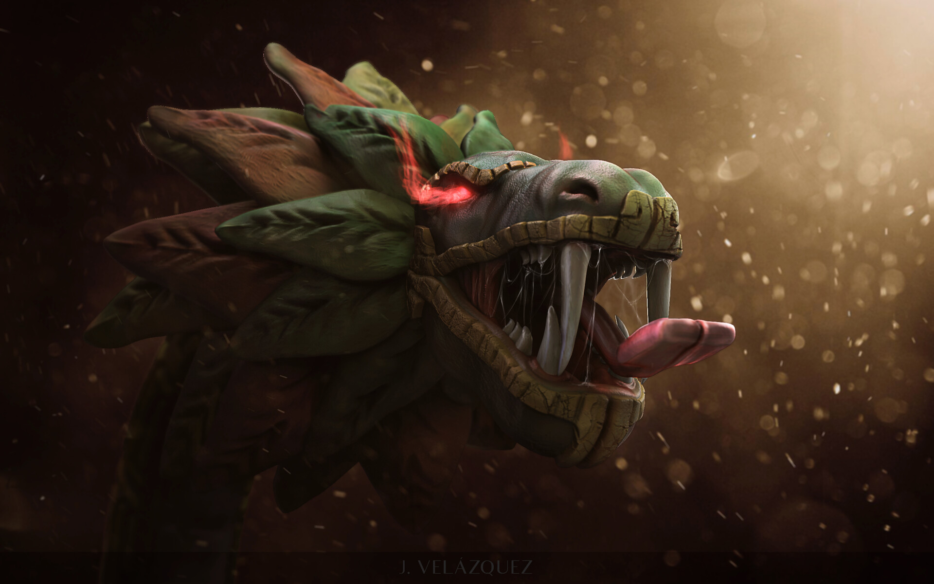Artstation Quetzalcoatl The Feathered Serpent Javier Velazquez