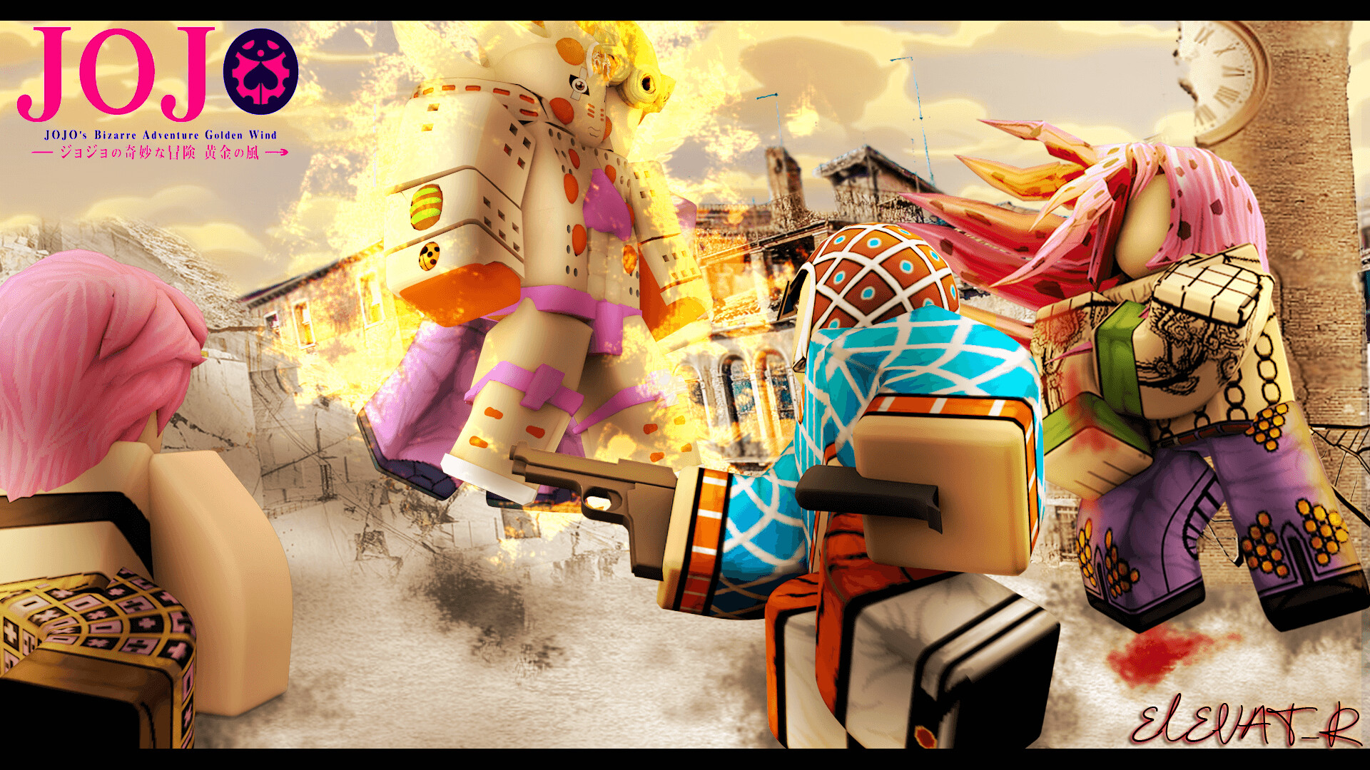 Artstation Giorno Vs Diavolo Elevat R 0001 En esta parte giorno giovanna obtiene a gold experience requiem. giorno vs diavolo elevat r 0001