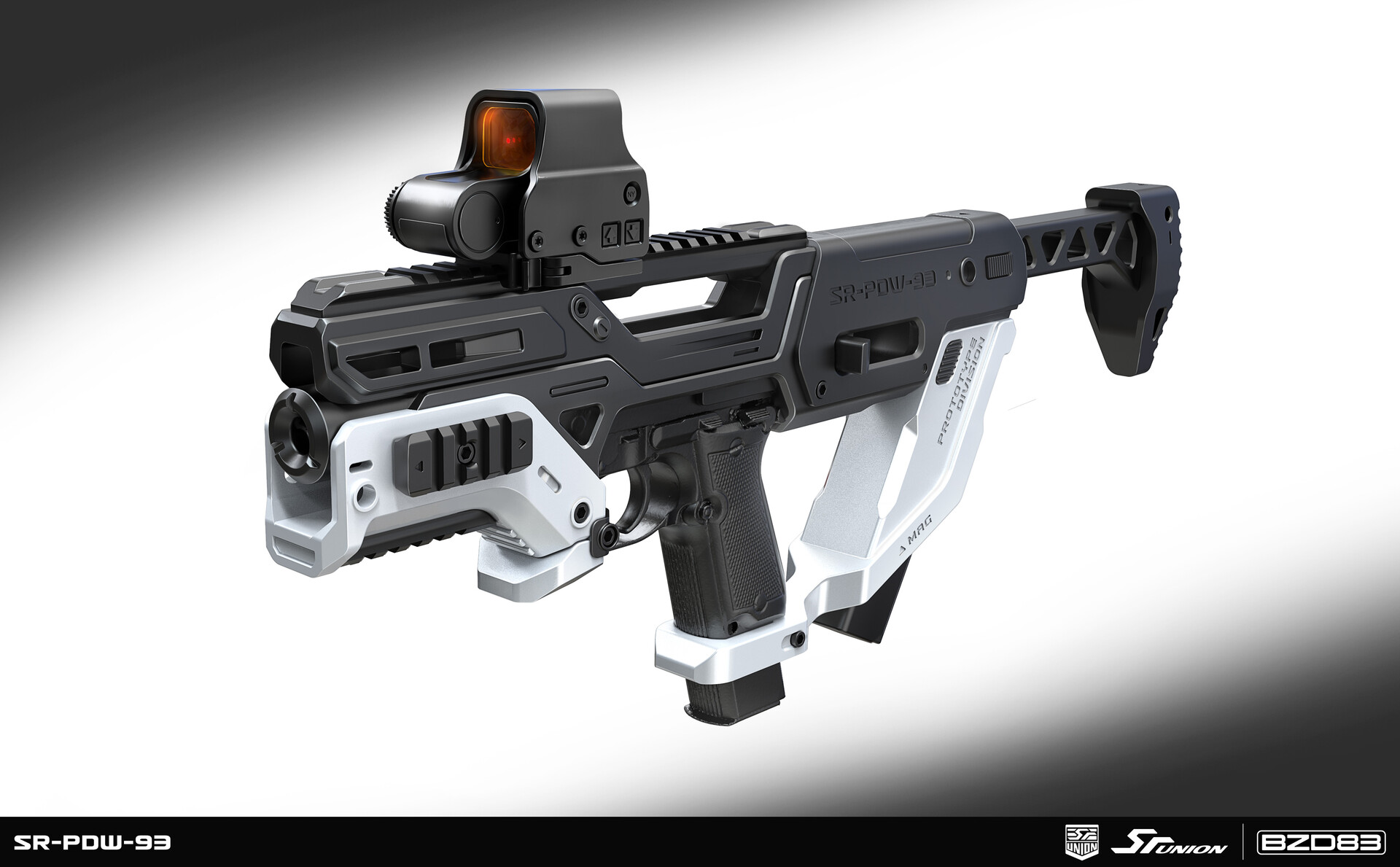 Artstation Conversionkit Airsoft Sr Pdw 93 Dmitry Belozorov Bzd