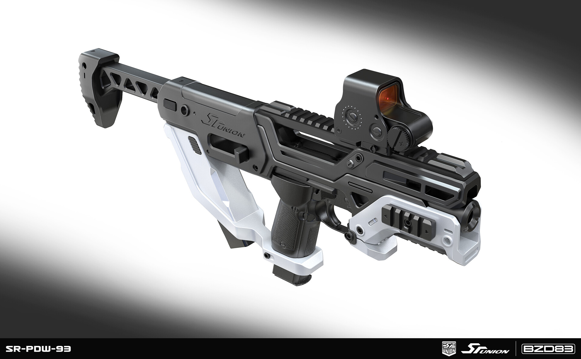 Artstation Conversionkit Airsoft Sr Pdw 93 Dmitry Belozorov Bzd