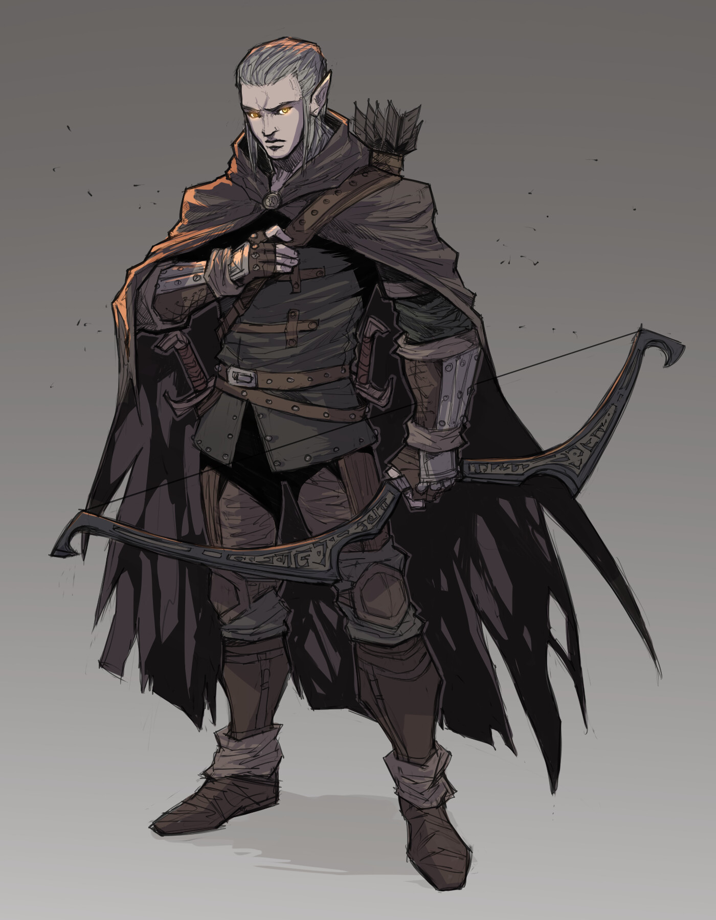 Artstation Fantasy Characters Design Bekarys Zhabagin