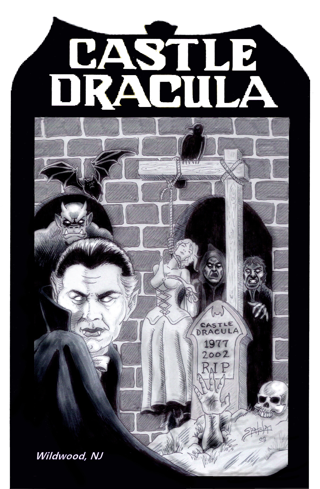 ArtStation - Castle Dracula T-shirt design