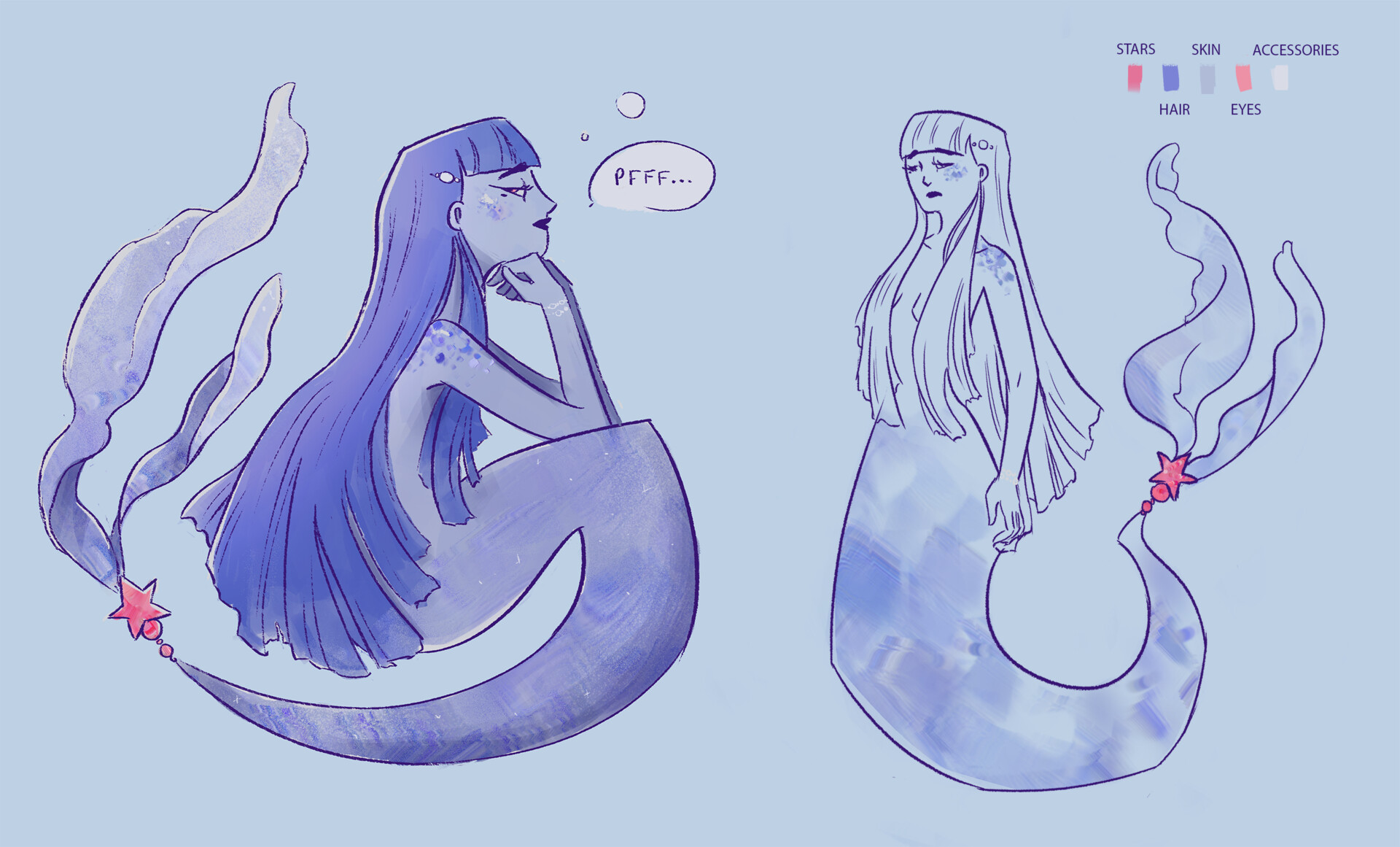 Artstation Mermaid Maina Audic Shim