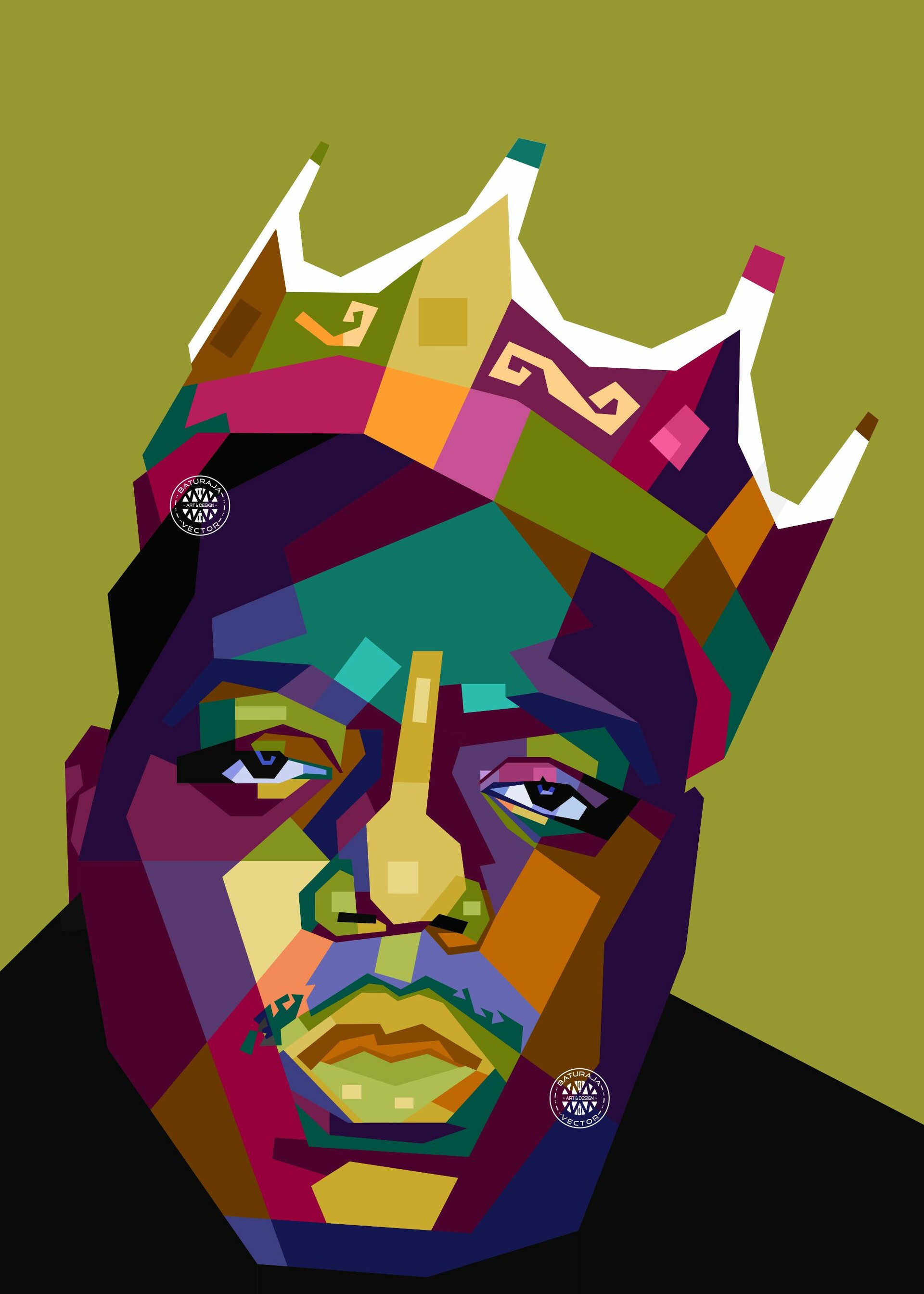 Baturaja Vector Wpap Art A wpap style portrait i did of one of my favorite musicians, yungblud. baturaja vector wpap art
