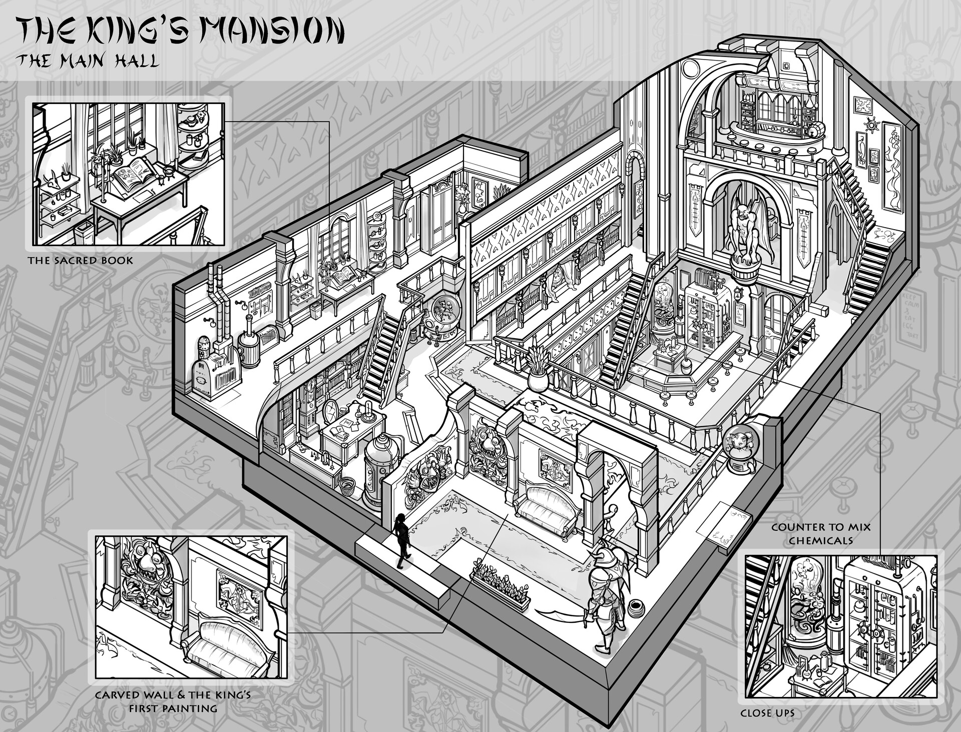 Jerry Loh Chinese Mansion Concept Design Animated room images may take a while to load. jerry loh