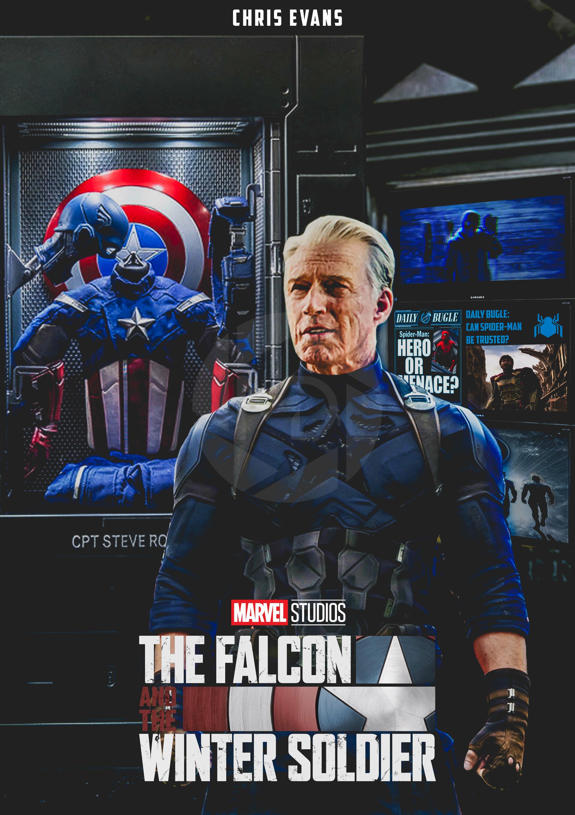 Artstation The Falcon And The Winter Soldier Old Man Steve