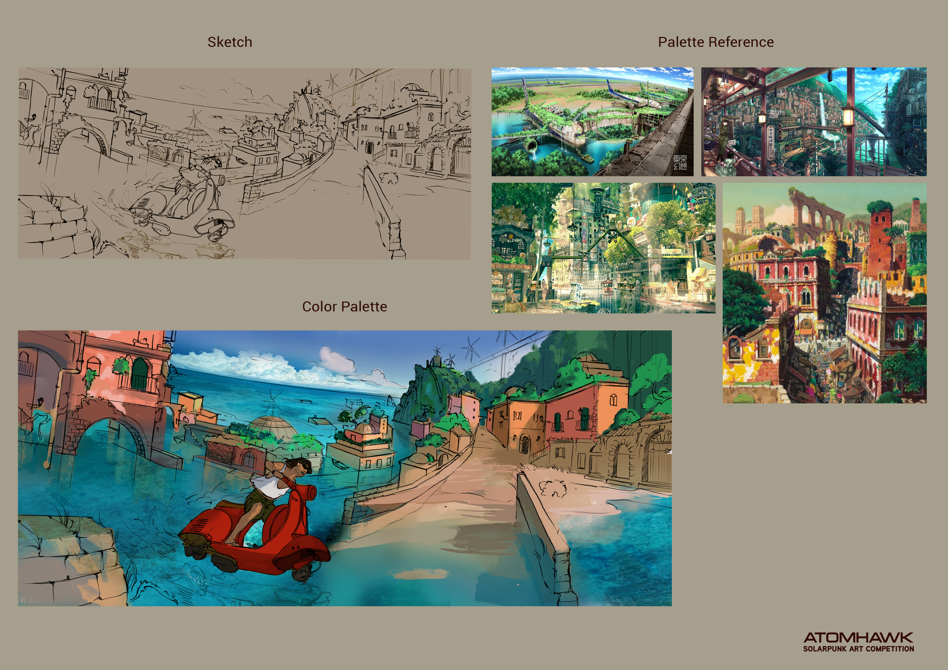 Grazia Ferlito Atomhawk 19 Art Competition Solarpunk