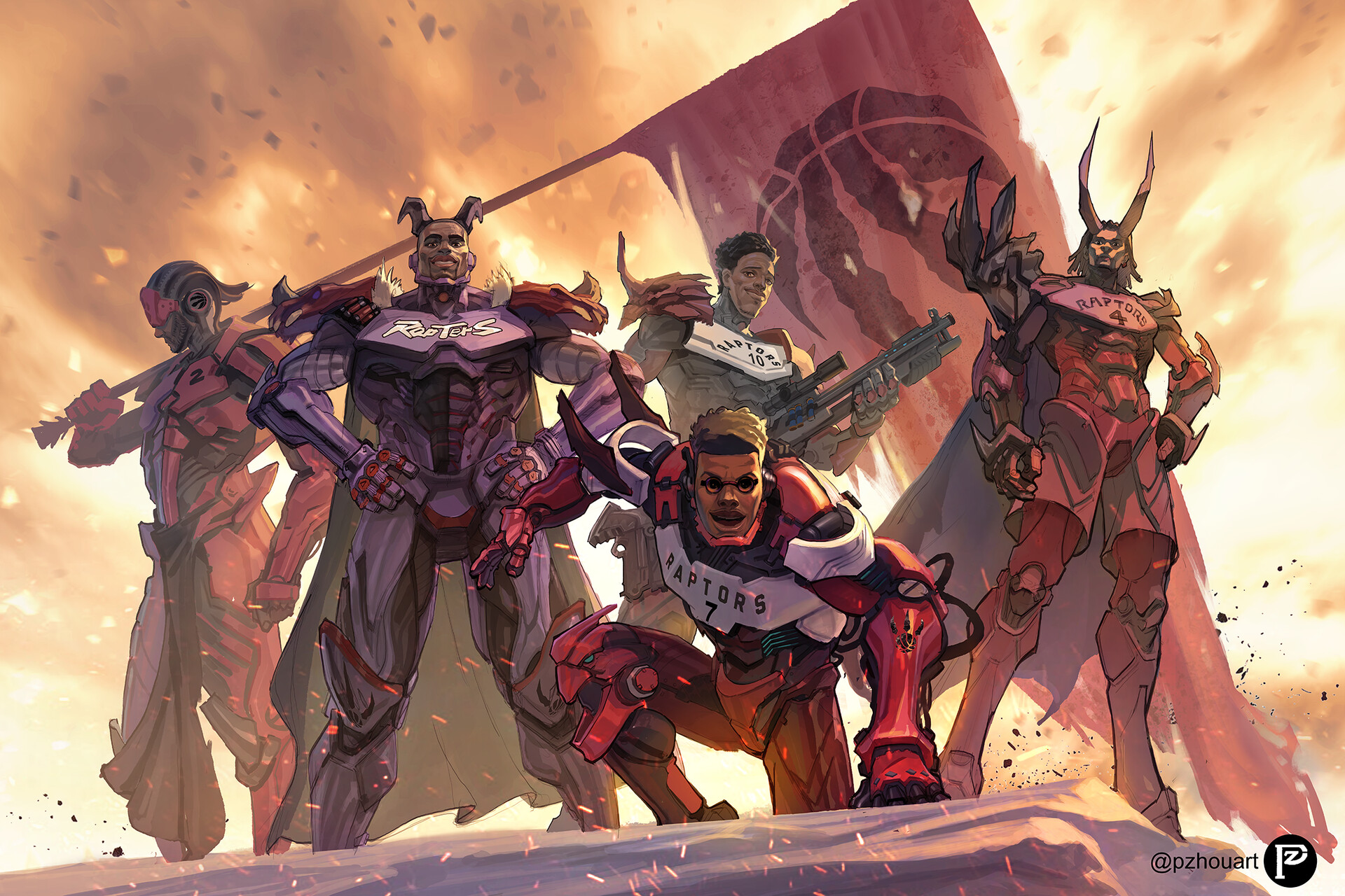 ArtStation - Top 5 Sci-Fi Players in Raptors History