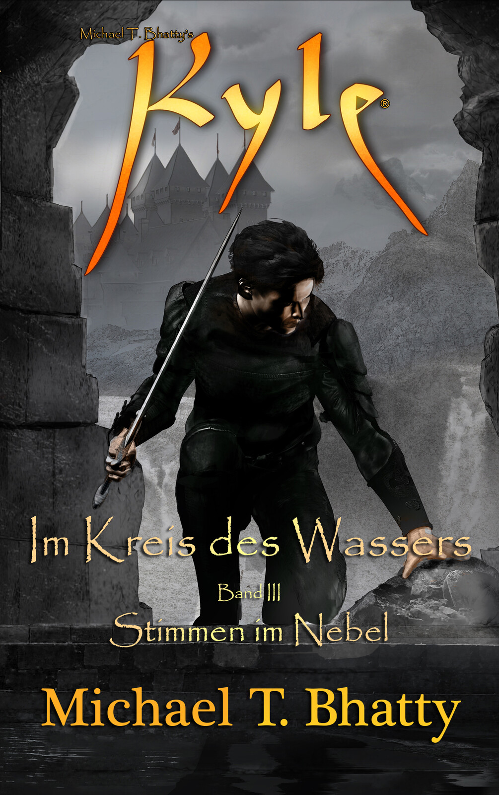 KYLE 2 | The final cover of book II (May, 2019). I made the castle a bit more grim.