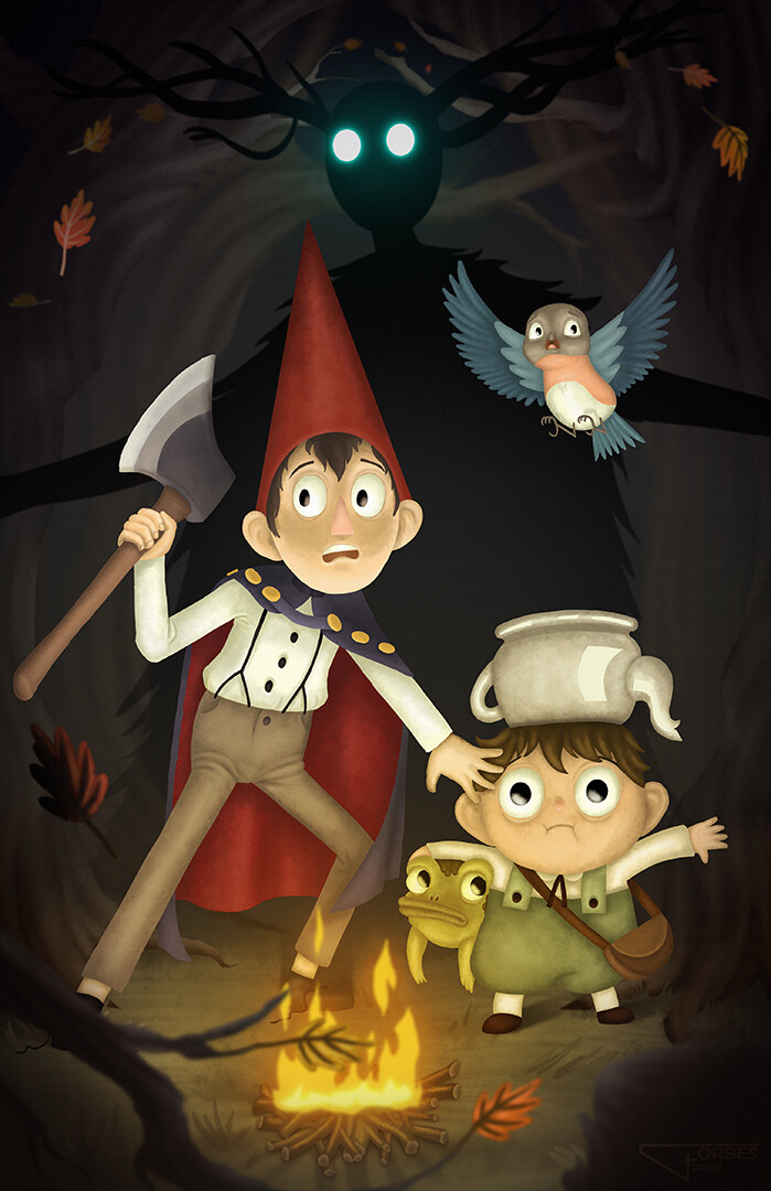 Artstation The Beast Is Upon You Over The Garden Wall Fanart Gabriel Forbes