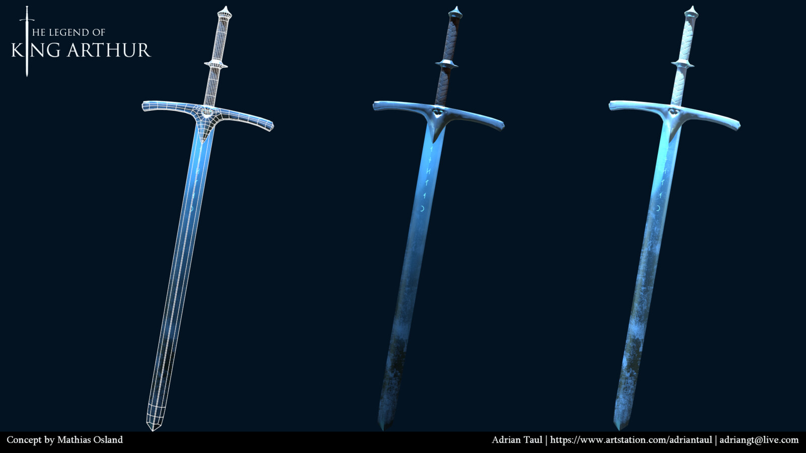 Spelled my name in runes on the sword for funsies