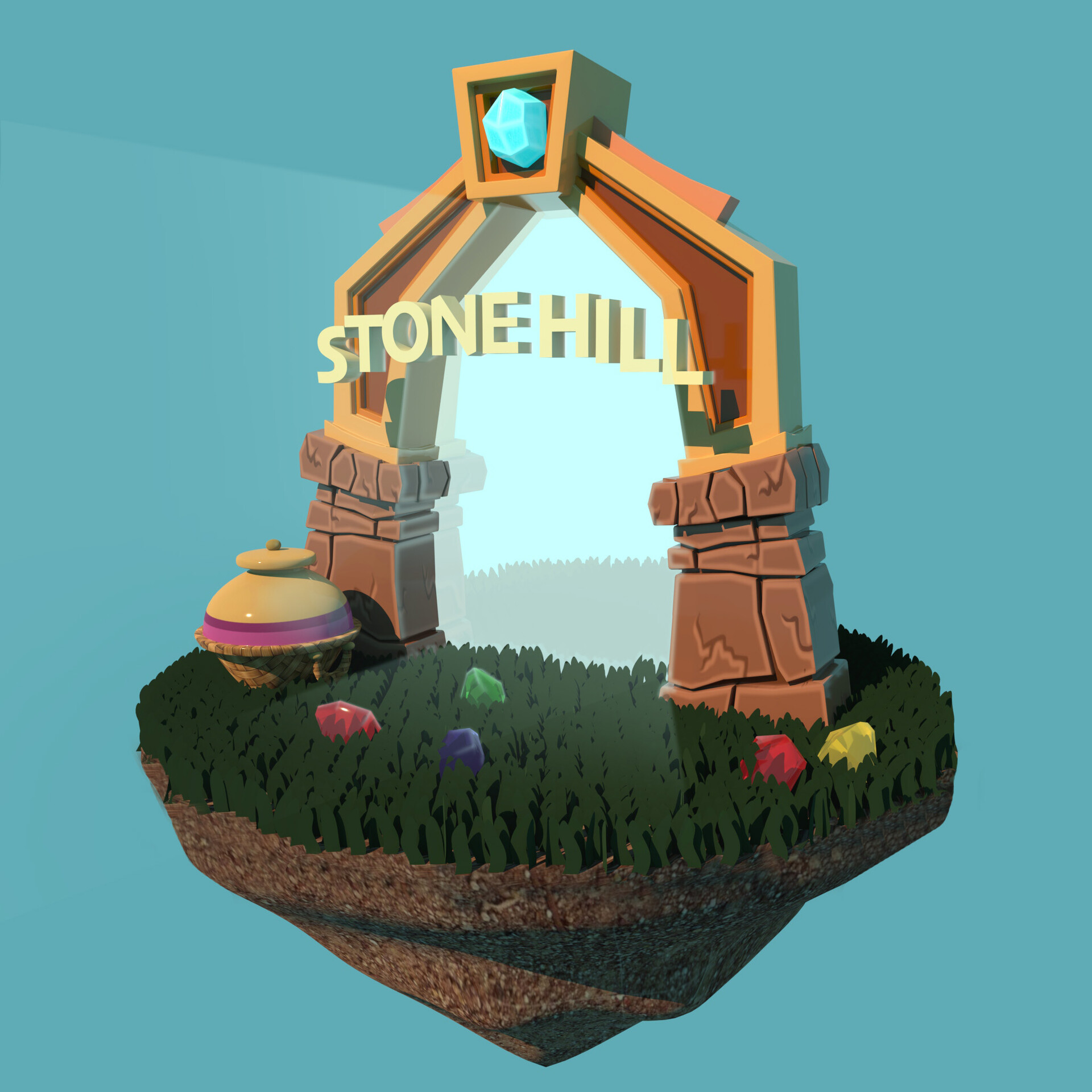 ArtStation Stone Hill Portal