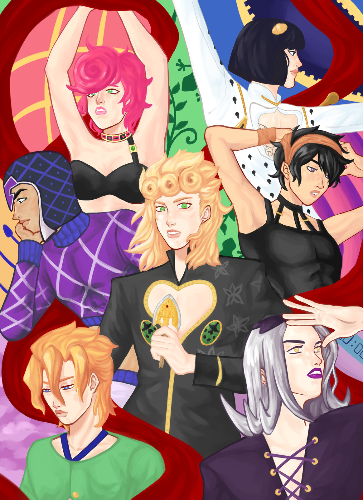 Artstation Vento Aureo Mac Jackie Li