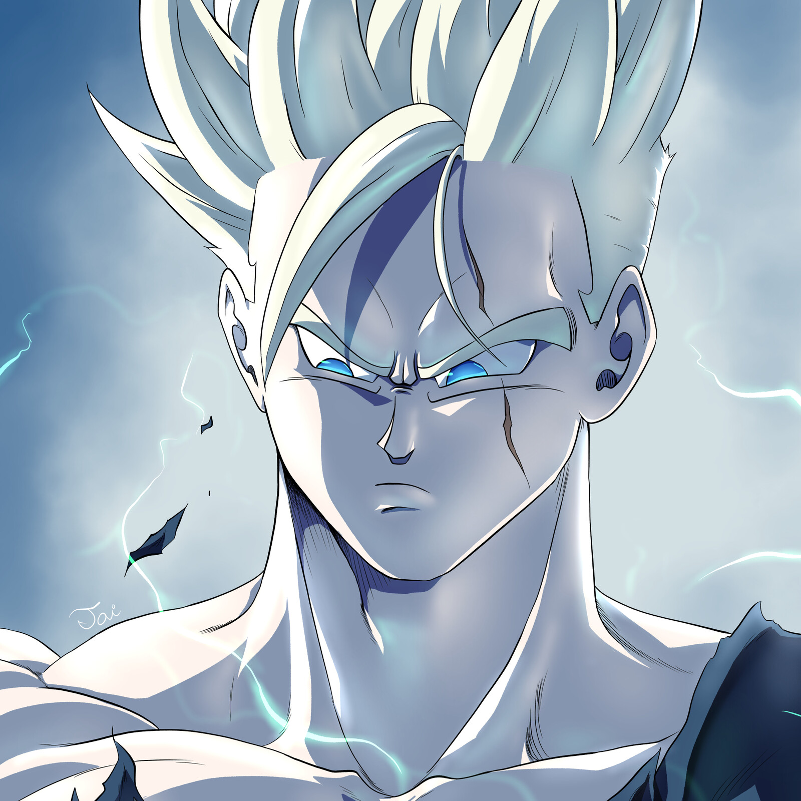 Artstation Ssj2 Future Gohan Bust Levon Bellamy
