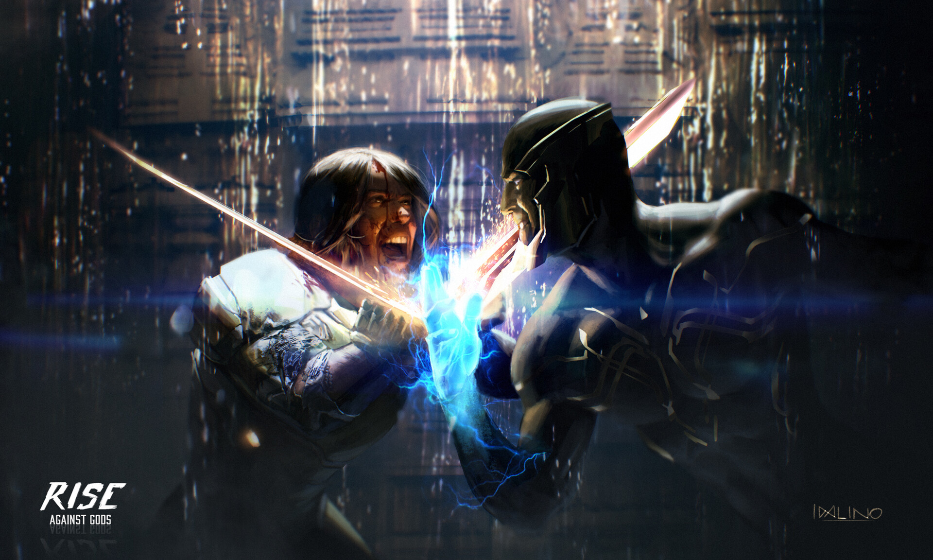 Artstation Rise Against Gods Hypolita Faces The Entity Of