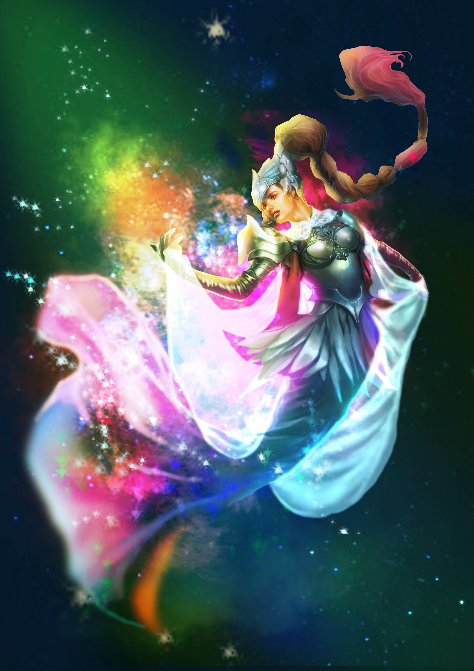 Jiwon Ally Kim Digital Painting Constellation