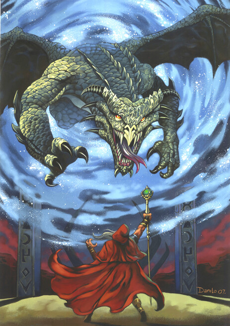 Illustration for Dragons Artbook, Spootnik Editions.