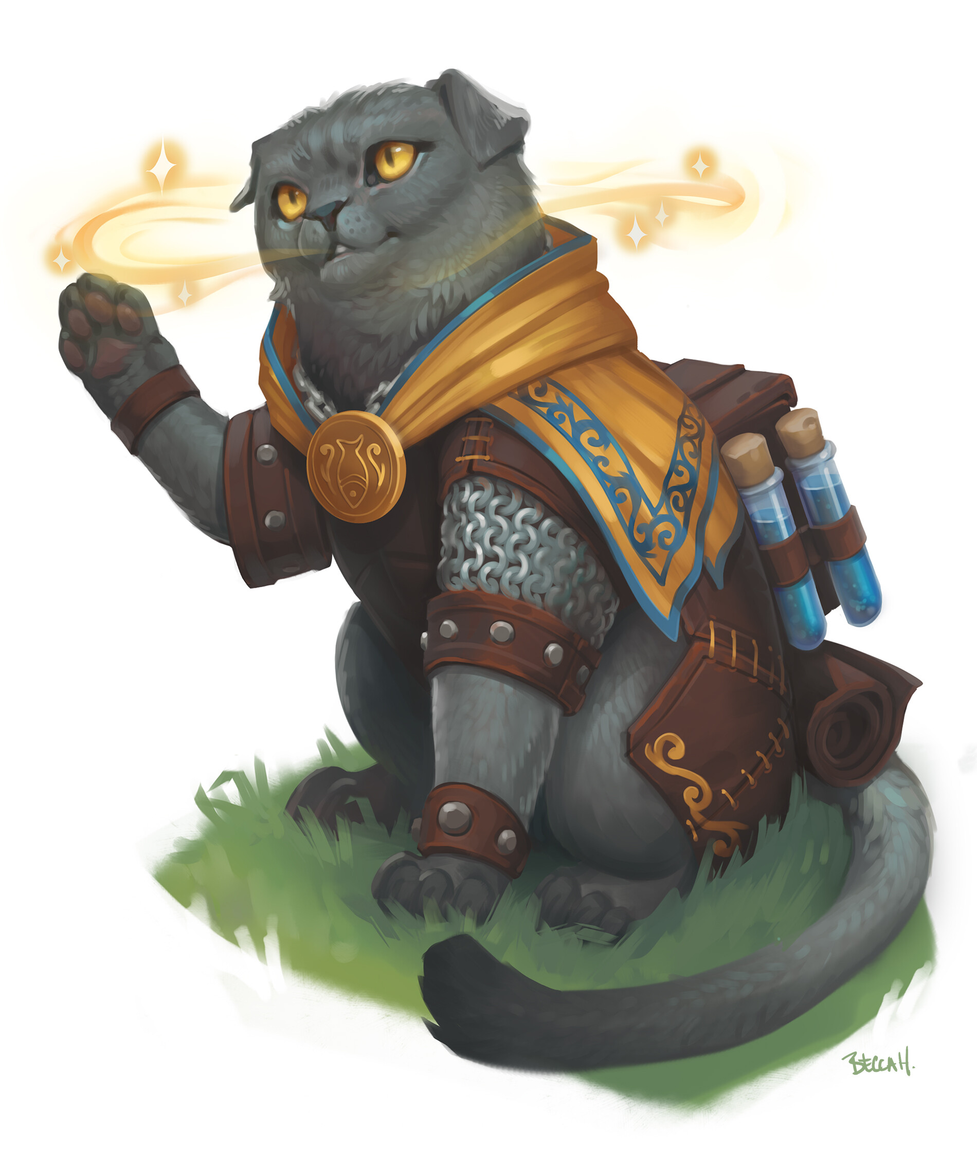 Artstation Cats And Catacombs Becca Hallstedt