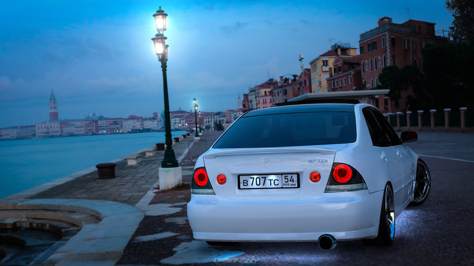 Toyota Altezza бернаут