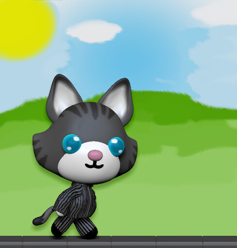 ArtStation - Cartoon Cat Character