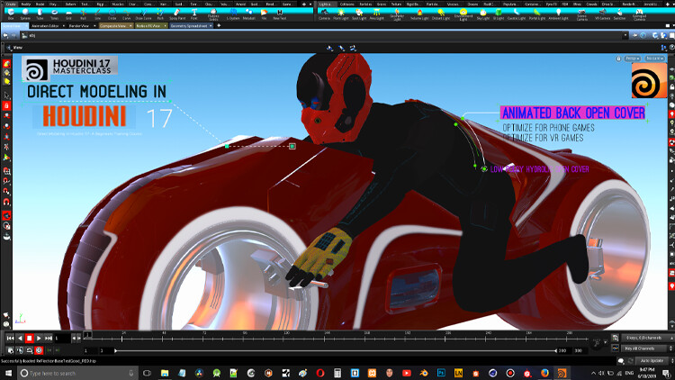 Direct Modeling in Houdini