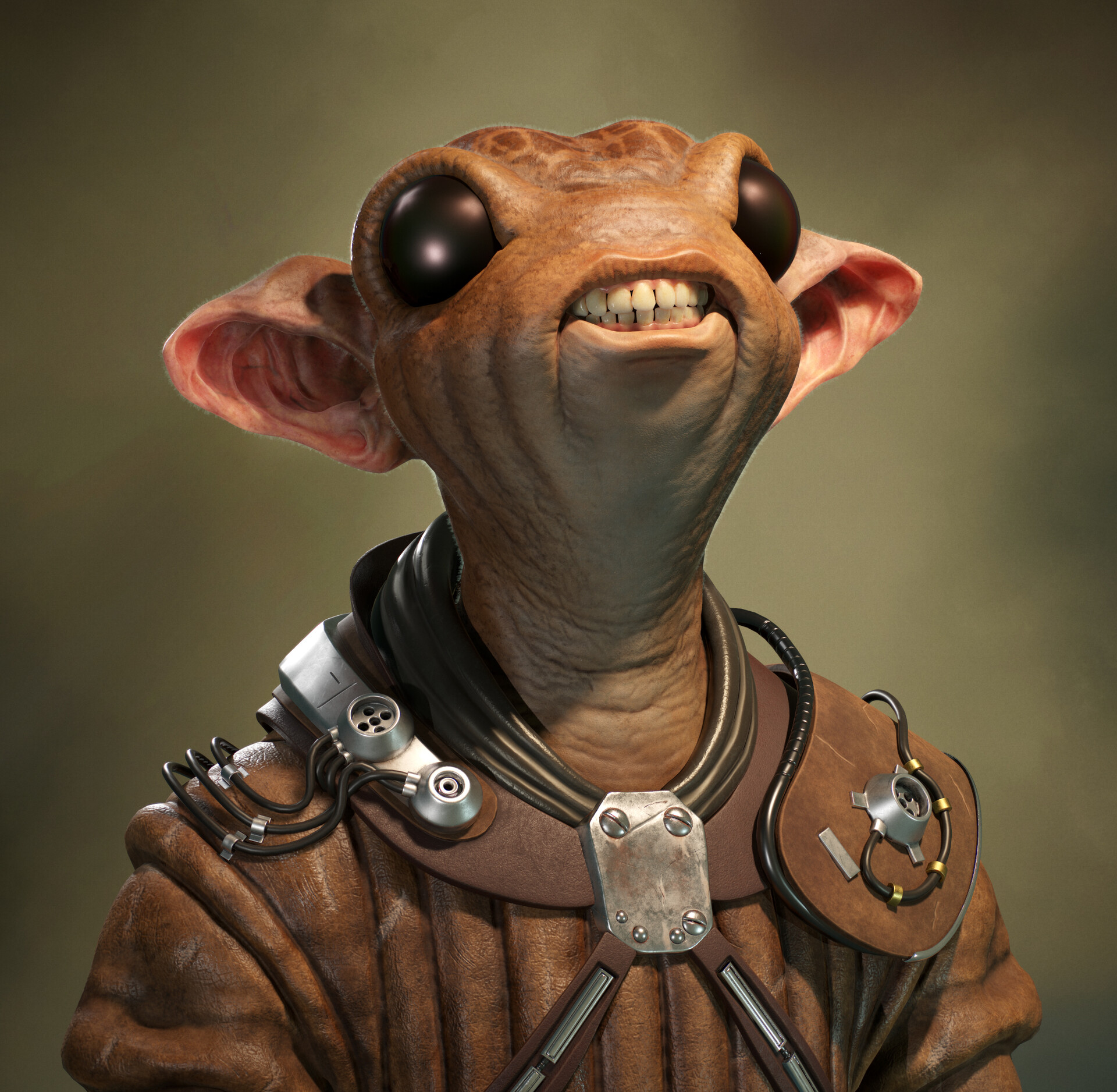 Rafael Aguiar Alien Photoshoot Smile