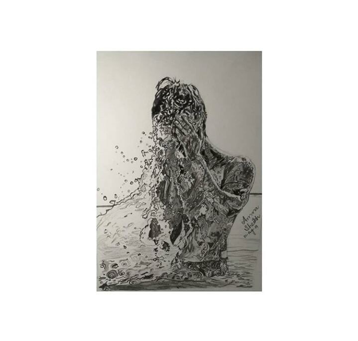 Artstation Pencil Sketch Amna Sheikh