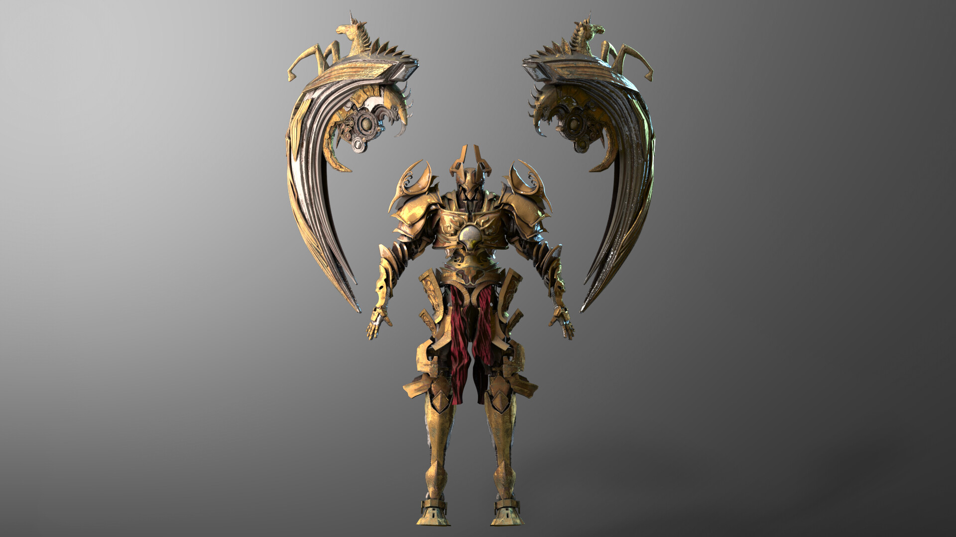 ArtStation - Guardian Warrior retexture