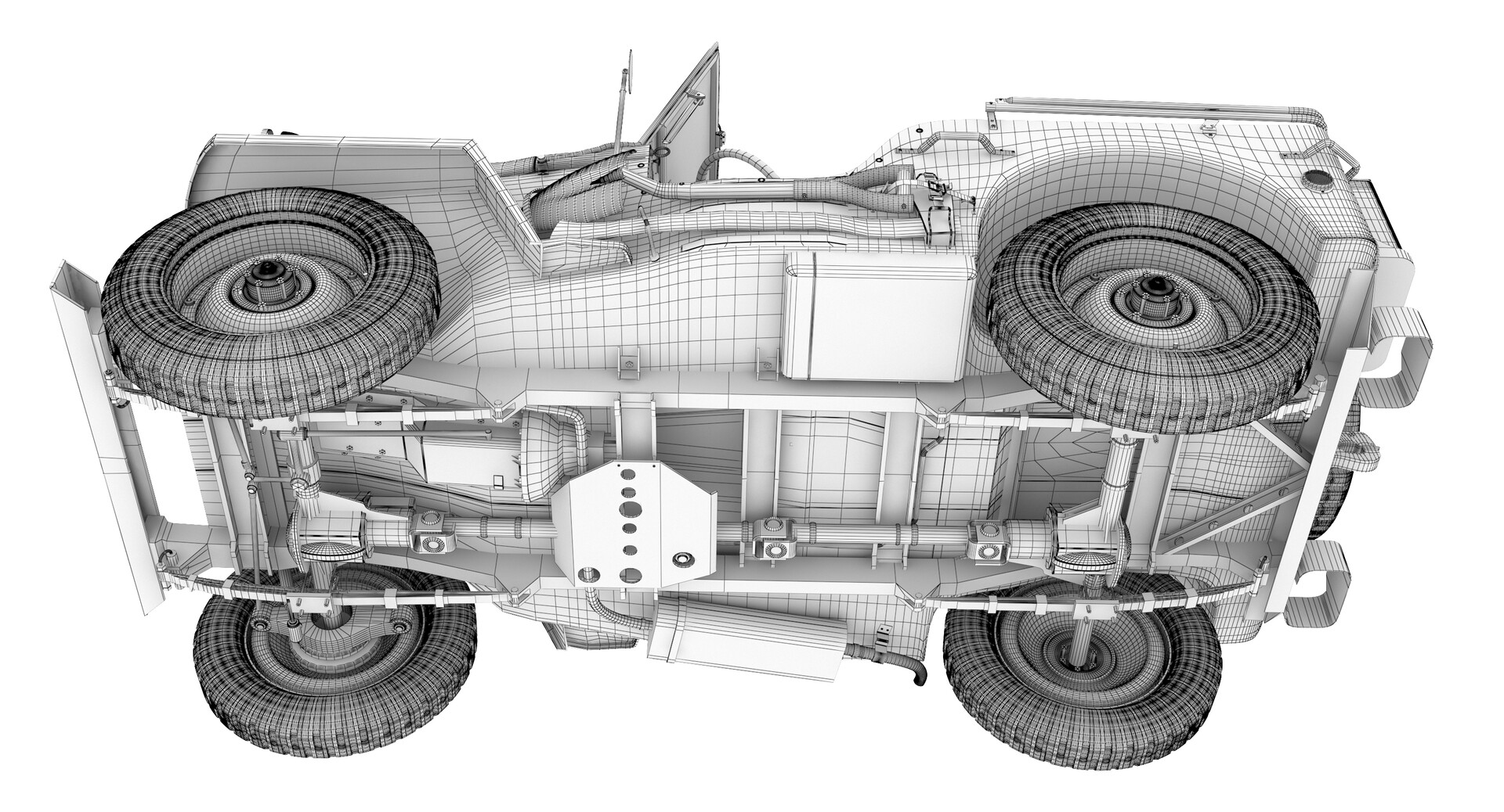 Jeep Willys чертежи