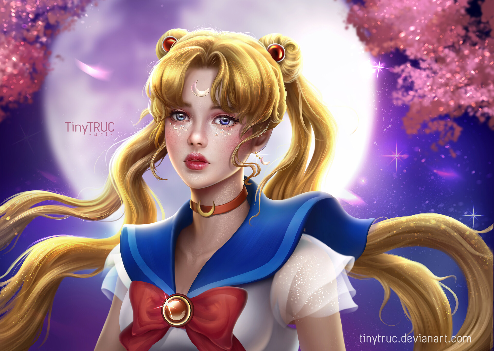 Sailor Moon fan art fantasy _ My page: Devianart: https://tinytruc.devianta...
