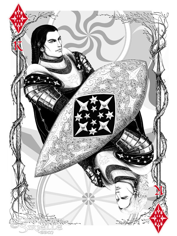 King of Diamonds |Prints at RB:
https://www.redbubble.com/i/art-print/King-of-Diamonds-by-Sirielle/40117576.1G4ZT