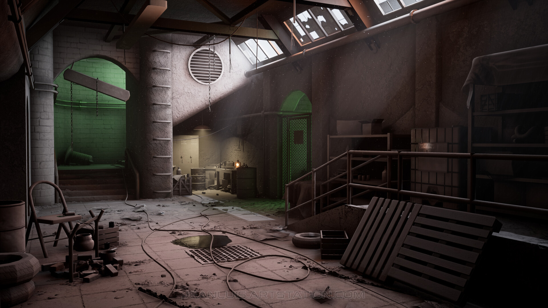 ArtStation - Abandoned Hideout