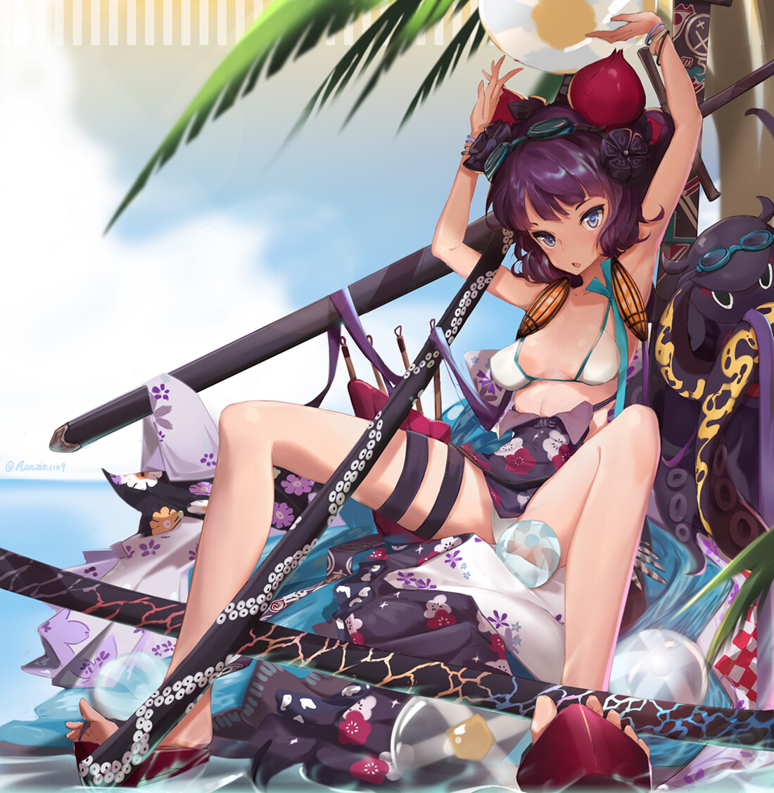 葛飾北斎　水着 Fate/Grand Order」，水着姿の葛飾北斎が登場するイベント「見参